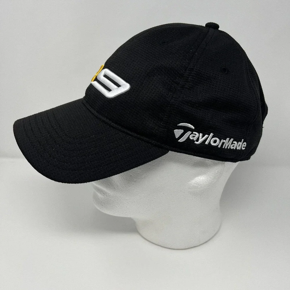 TaylorMade R9 Black‎ Adjustable Cap Hat Golf Burner Taylor made